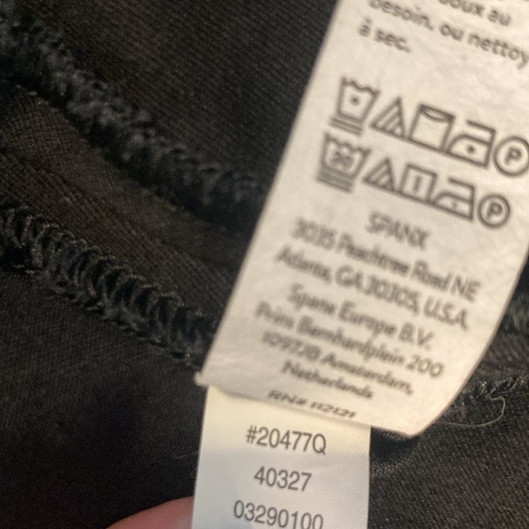 Spanx Black Wide Leg Capri Pull On Pant Size XL Petite - Picture 10 of 15